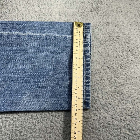 Levis 514 Jeans Mens 38 (36X31) Regular Straight Blue Denim Clean - Picture 12 of 15